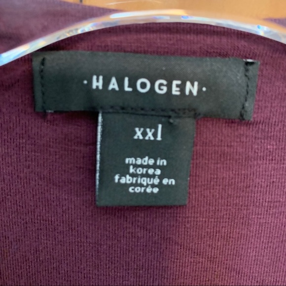 Halogen Cranberry Sleeveless Tunic Top XXL NWT - Picture 2 of 5